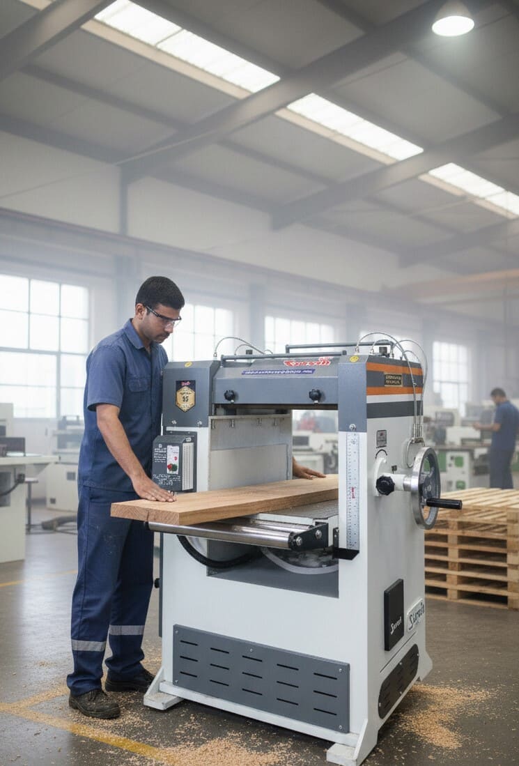 Auto Feed Thickness Planner Machine